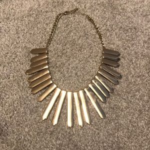BaubleBar Gold Ra Bib Necklace